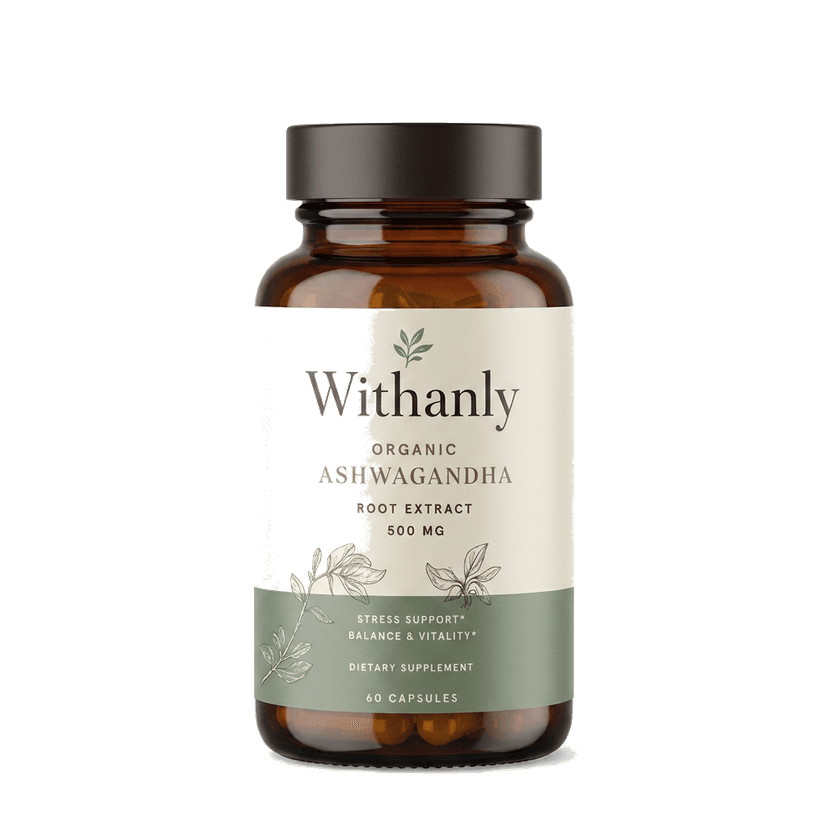 Withanly amber-glass bottle